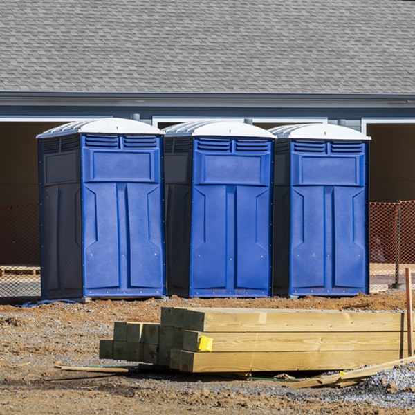 what is the expected delivery and pickup timeframe for the portable toilets in Long OK